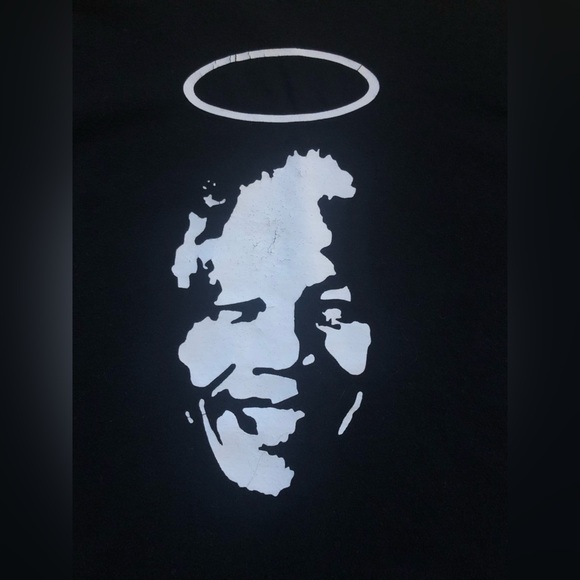NELSON MANDELA Black Graphic TEE MADE IN SOUTH AFRICA Size XL HOLMES BROTHERS - Picture 6 of 10